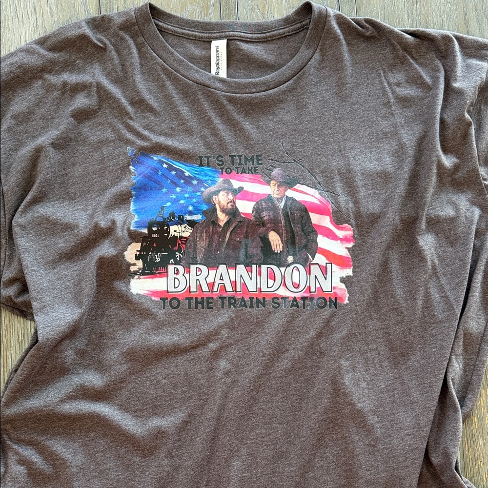 Yellowstone “Brandon” Train Station - Dark Brown - made in USA - 🇺🇸 3XL